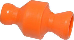 Loc-Line - 2 Piece, 1/4" ID Coolant Hose In-Line Valve - Female to Ball Connection, Acetal Copolymer Body, Unthreaded, Use with Loc-Line Modular Hose Systems - Apex Tool & Supply