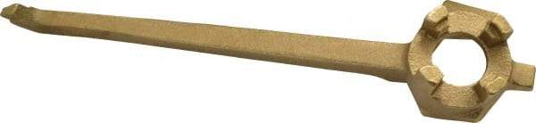 Value Collection - Bronze Drum Plug Wrench - For Use with Most Drum Plugs - Apex Tool & Supply
