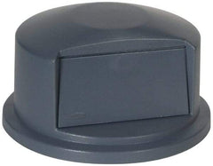 Rubbermaid - Round Lid for Use with 32 Gal Round Trash Cans - Gray, Polyethylene, For 2632 Brute Trash Cans - Apex Tool & Supply