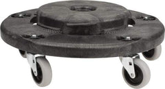 Rubbermaid - Round Polyethylene Twist-On Trash Can Dolly - Compatible with 20, 32, 44 & 55 Gal Containers, Compatible with Brute 2620, 2632, 2643, 2655 - Apex Tool & Supply