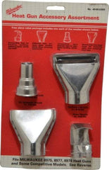 Milwaukee Tool - 4 Piece Heat Gun Accessory Set - For Use with Milwaukee Heat Gun - Apex Tool & Supply