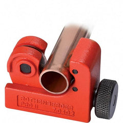 Rothenberger - 1/4" to 7/8" Pipe Capacity, Tube Cutter - Cuts Copper, 2-1/4" OAL - Apex Tool & Supply