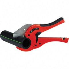 Rothenberger - 2" Pipe Capacity, Tube & Pipe Cutter - Cuts Plastic, PVC, CPVC, 10-1/4" OAL - Apex Tool & Supply