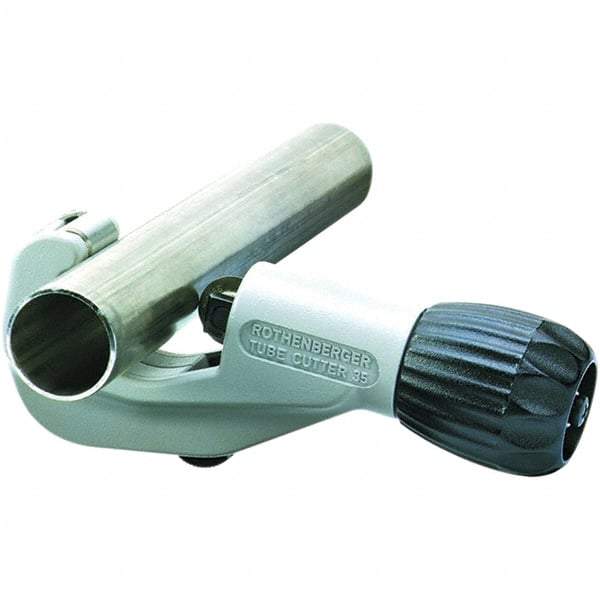 Rothenberger - 1/4" to 1-3/8" Pipe Capacity, Tube Cutter - Cuts Stainless Steel, 6" OAL - Apex Tool & Supply
