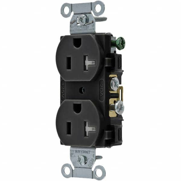 Bryant Electric - Straight Blade Receptacles Receptacle Type: Duplex Receptacle Grade: Commercial - Apex Tool & Supply