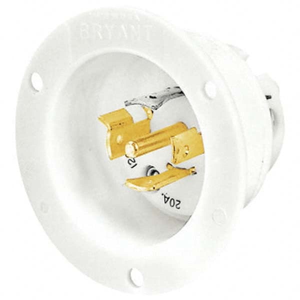 Bryant Electric - Twist Lock Plugs & Connectors Connector Type: Inlet Grade: Industrial - Apex Tool & Supply