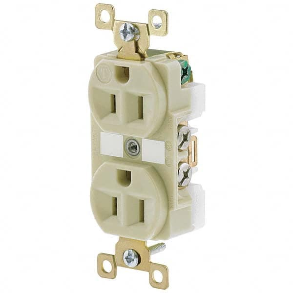 Bryant Electric - Straight Blade Receptacles Receptacle Type: Duplex Receptacle Grade: Industrial - Apex Tool & Supply