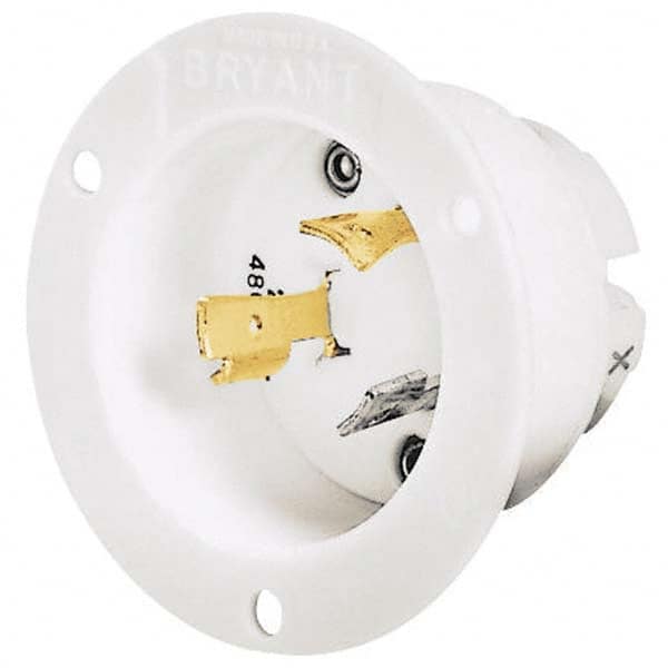 Bryant Electric - Twist Lock Plugs & Connectors Connector Type: Inlet Grade: Industrial - Apex Tool & Supply