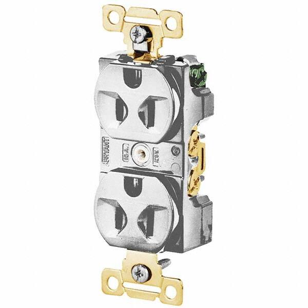 Bryant Electric - Straight Blade Receptacles Receptacle Type: Duplex Receptacle Grade: Industrial - Apex Tool & Supply