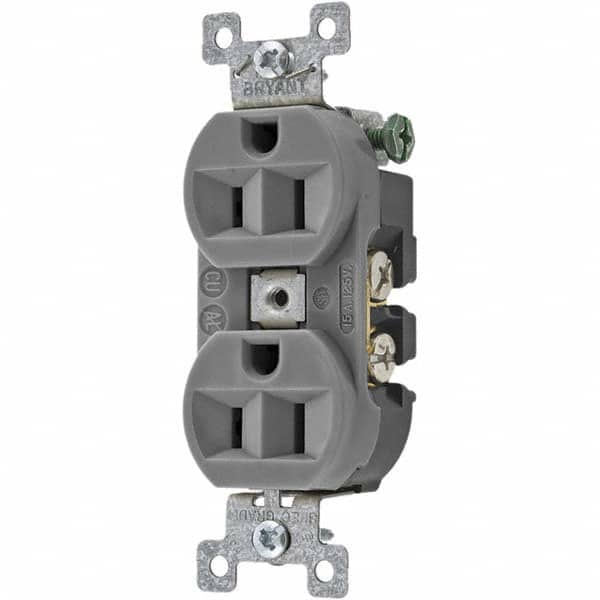 Bryant Electric - Straight Blade Receptacles Receptacle Type: Duplex Receptacle Grade: Specification - Apex Tool & Supply