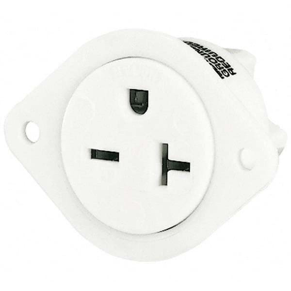 Bryant Electric - Straight Blade Receptacles Receptacle Type: Flanged Receptacle Grade: Industrial - Apex Tool & Supply
