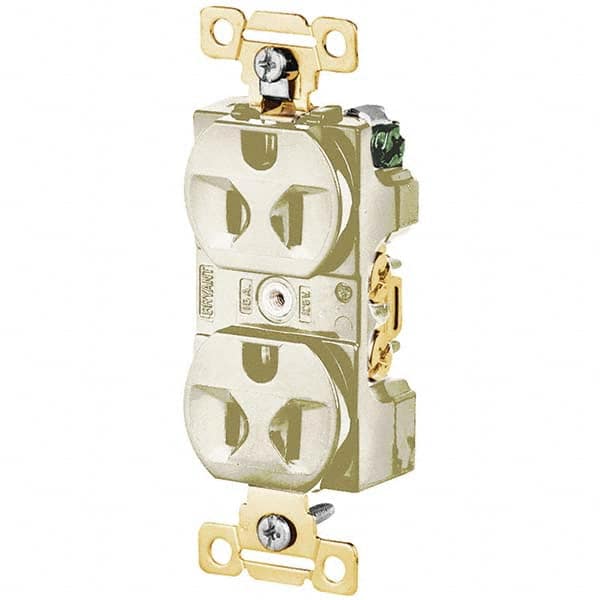 Bryant Electric - Straight Blade Receptacles Receptacle Type: Duplex Receptacle Grade: Industrial - Apex Tool & Supply