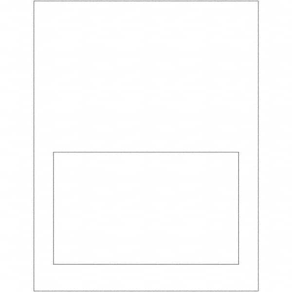 Tape Logic - Pack of (100) 7" x 4-1/4" White Paper Laser Labels - Apex Tool & Supply