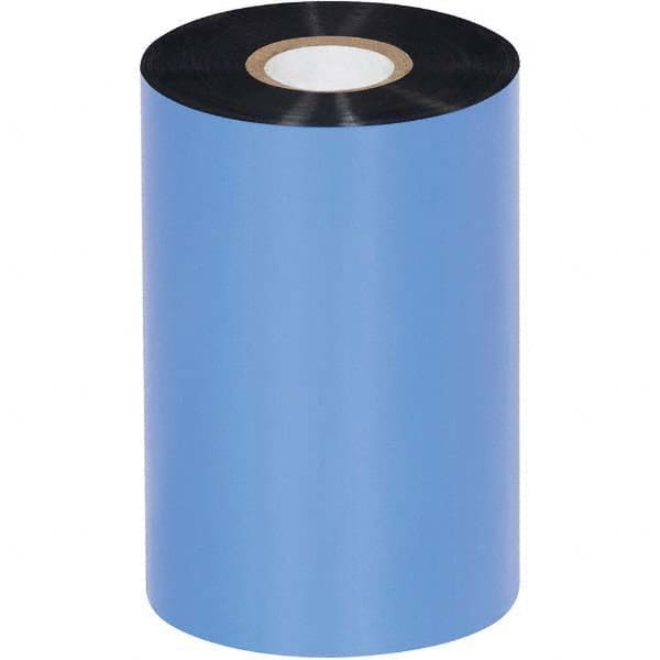 Value Collection - 4.33" x 1476' Black Wax/Resin Thermal Transfer Ribbon - Apex Tool & Supply