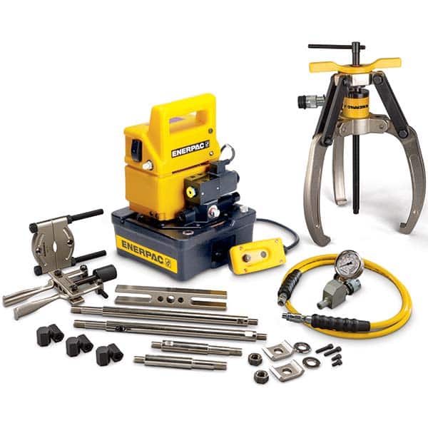 Enerpac - Puller & Separator Sets Type: Hydraulic Puller Set Maximum Spread (Inch): 4.921875 - Apex Tool & Supply