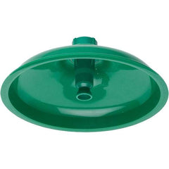 Haws - 11" Long x 11" Wide x 4" High, Plastic Plumbed Wash Station Showerhead - Green Matting - Apex Tool & Supply
