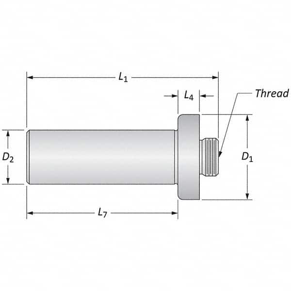 Allied Machine and Engineering - Boring Head Arbors, Shanks & Adapters Shank Type: Straight Shank Mount Type: Threaded Mount - Apex Tool & Supply