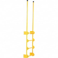 Vestil - 89-1/2" High 300 Lb Capacity 4 Step Fixed Ladder - Apex Tool & Supply