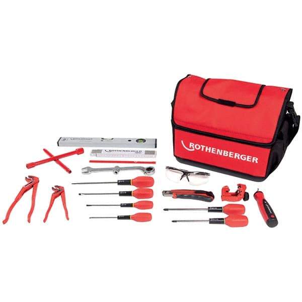 Rothenberger - Combination Hand Tool Sets Tool Type: Plumber's Tool Set Number of Pieces: 13 - Apex Tool & Supply