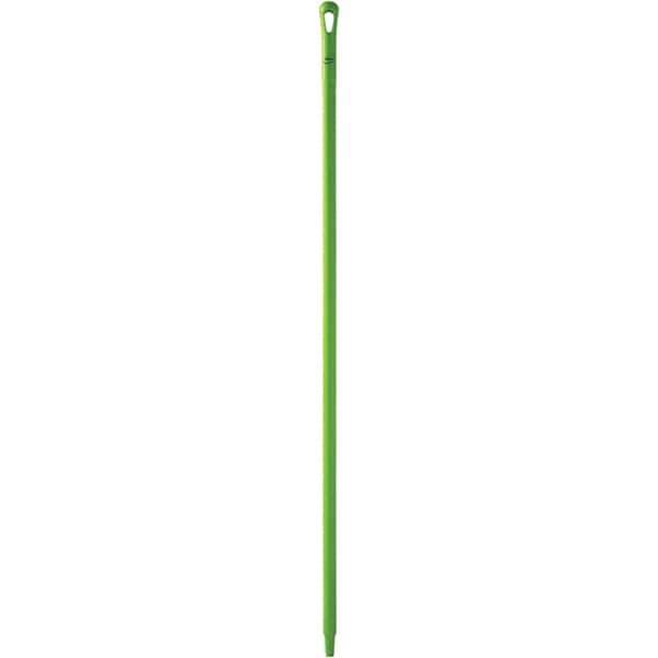 Vikan - 59 x 1-1/4" Polypropylene Squeegee Handle - European Threaded Connection, Green - Apex Tool & Supply