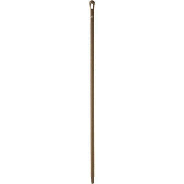 Vikan - 59 x 1-1/4" Polypropylene Squeegee Handle - European Threaded Connection, Brown - Apex Tool & Supply
