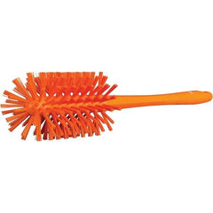 Vikan - 3-1/2" Diam Polyester Bottle Brush - 16-7/8" OAL, 6-1/4" Head Length, Polypropylene Handle - Apex Tool & Supply