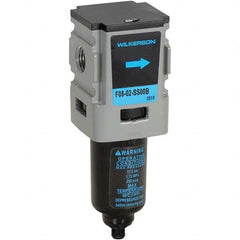 Wilkerson - Filters Port Size (NPT): 1/4 Height (Inch): 4-7/8 - Apex Tool & Supply