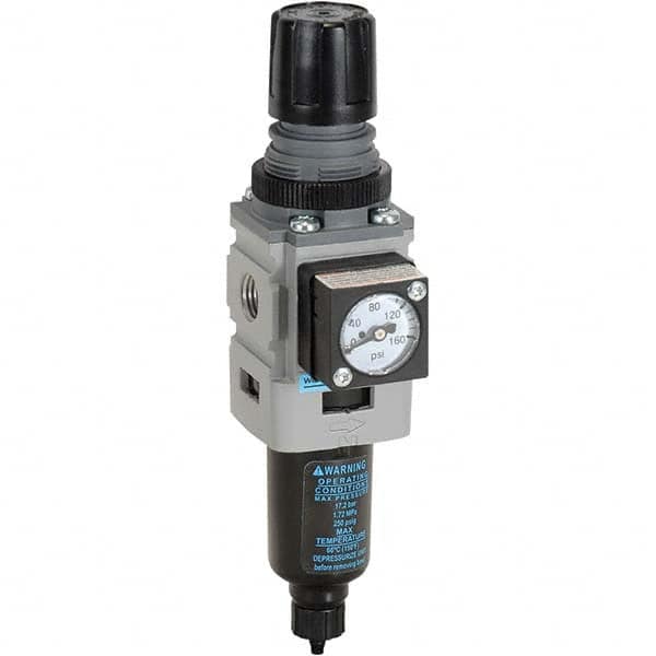 Wilkerson - Filter, Regulator & Lubricator (FRL) Units Configuration: 1 Pc. Filter/Regulator Body Type: Miniature - Apex Tool & Supply