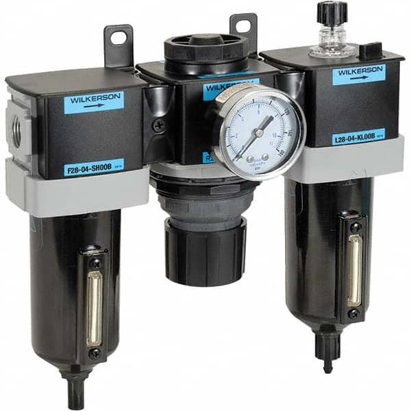 Wilkerson - Filter, Regulator & Lubricator (FRL) Units Configuration: 3 Pc. Filter-Regulator-Lubricator Body Type: Standard - Apex Tool & Supply