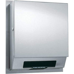 ASI-American Specialties, Inc. - Hands Free, Stainless Steel Paper Towel Dispenser - 1 Roll 8", Silver - Apex Tool & Supply
