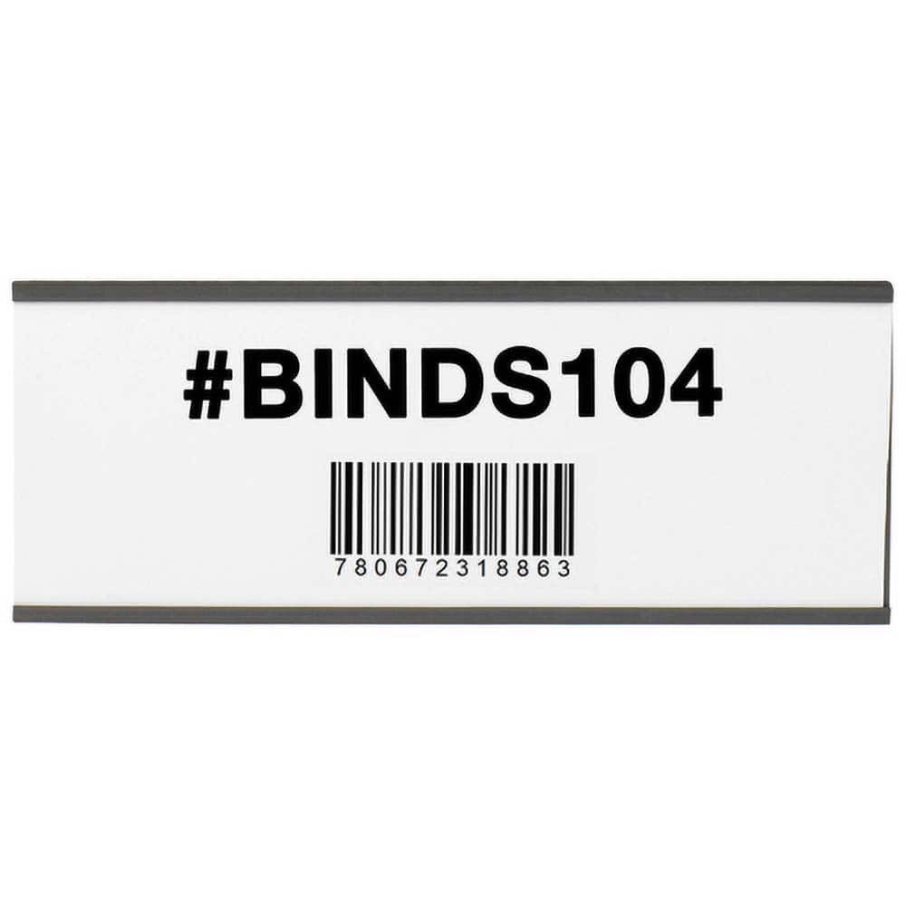Value Collection - Label Holders Backing: Magnetic Width (Inch): 6 - Apex Tool & Supply