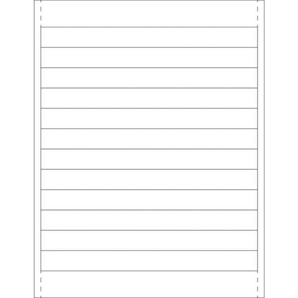 Value Collection - Label Holders Width (Inch): 8 Length (Inch): 3/4 - Apex Tool & Supply