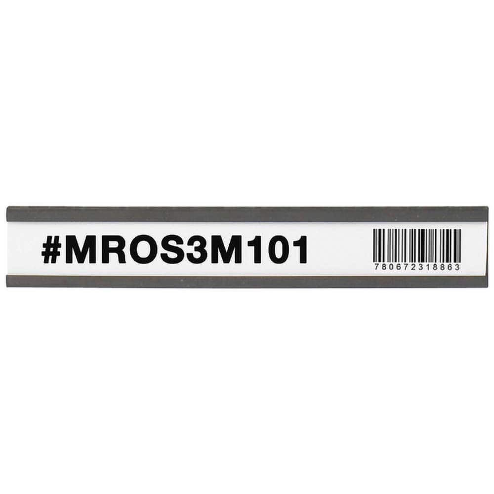 Value Collection - Label Holders Backing: Magnetic Width (Inch): 6 - Apex Tool & Supply