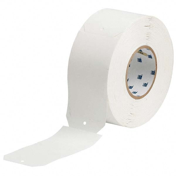 Brady - Labels, Ribbons & Tapes Type: Die-Cut Tags for Printers Color: White - Apex Tool & Supply