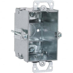 Hubbell-Raco - 4.22 x 2-5/8 x 2-1/2" Steel Rectangular Device Box - Apex Tool & Supply