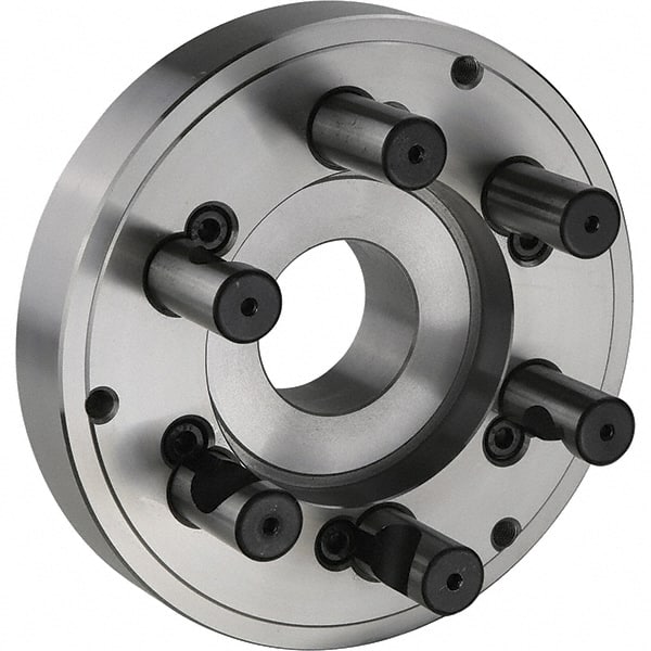 Hertel - Lathe Chuck Adapter Back Plates Nominal Chuck Size: 8 Spindle Nose Type: D Series - Apex Tool & Supply