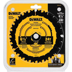 DeWALT - Wet & Dry-Cut Saw Blades Blade Diameter (Inch): 6-1/2 Blade Material: Carbide-Tipped - Apex Tool & Supply