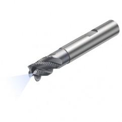 R215.34C06040-DS07K 1640 6mm 4 FL Solid Carbide End Mill - Corner Radius w/Cylindrical - Neck Shank - Apex Tool & Supply