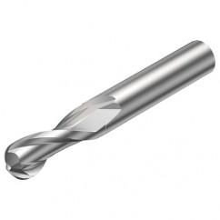 2B330-0500-NC H10F 5mm FL Ballnose w/Cylindrical with Neck Shank - Apex Tool & Supply