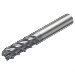 R215.H4-06050BAC03P 1620 6mm 4 FL Solid Carbide high feed End Mill w/Cylindrical Shank - Apex Tool & Supply