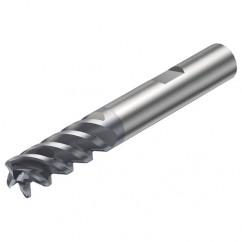 R216.24-14050GBC26P 1630 14mm 4 FL Solid Carbide End Mill - Corner Radius w/Weldon Shank - Apex Tool & Supply
