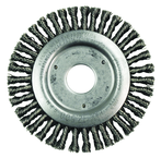 4-1/2 x 7/8" - .020 Wire Size - Stainless Roughneck Stringer Bead Weld Cleaning Brush - Apex Tool & Supply