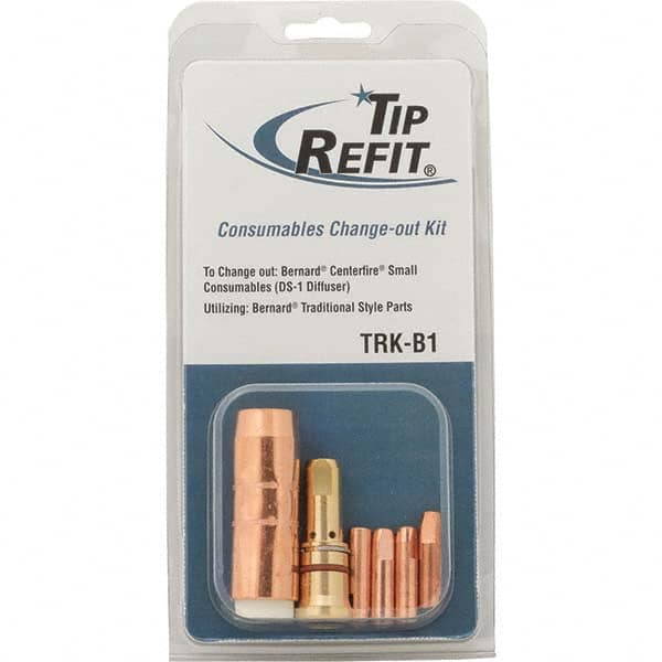 PRO-SOURCE - 0.035" to 4/89" Wire OD, MIG Welder Diffuser Kit - Apex Tool & Supply