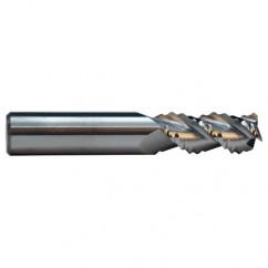 1/2 Dia. X 1 LOC x 3 OAL 3 Flute Carbide End Mill-Uncoated - Apex Tool & Supply