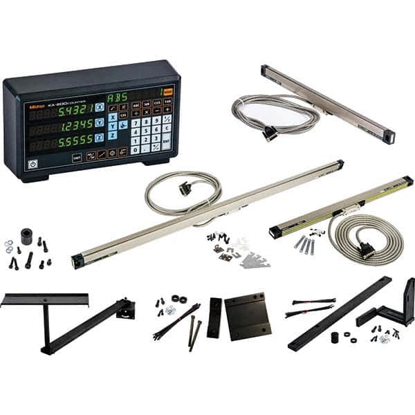 0 to 36″ Horizontal & Vertical Electronic Linear Scale 0.000020 to 0.001″ Resolution, ±7 µm