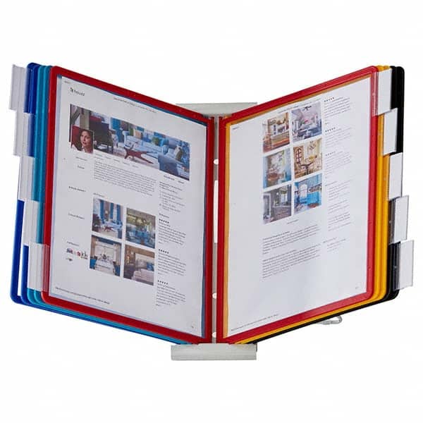 DURABLE - File Folders, Expansion Folders & Hanging Files Folder/File Type: Expandable Countertop Catalog Reference Rack Color: Assorted - Apex Tool & Supply