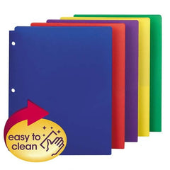 SMEAD - File Folders, Expansion Folders & Hanging Files Folder/File Type: Pocket Folders Color: Multi-Color - Apex Tool & Supply