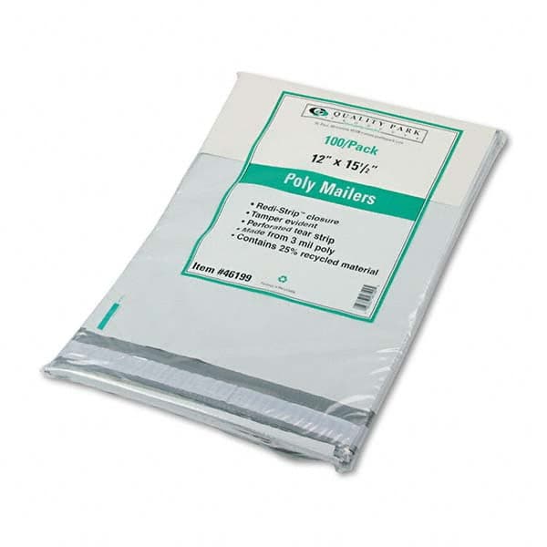 Quality Park - Mailers, Sheets & Envelopes Type: Poly Mailer Style: Peel-Off Self-Seal - Apex Tool & Supply