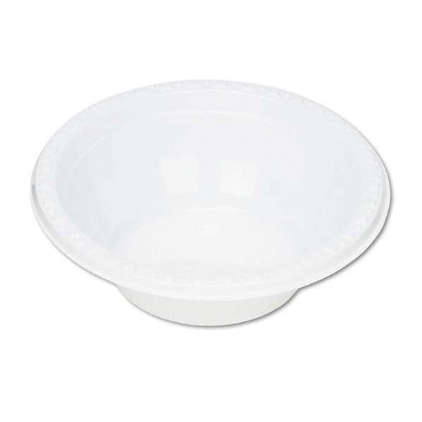 Tablemate Products - Plastic Dinnerware, Bowls, 5 oz, White, 125/Pack - Apex Tool & Supply