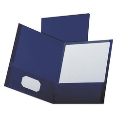 OXFORD - File Folders, Expansion Folders & Hanging Files Folder/File Type: Pocket Folders Color: Blue - Apex Tool & Supply